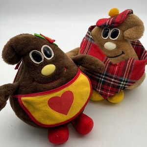 Vintage 1984 Nestle Scotchy and‎ Toll House Plush Mascot Advertising Pair Trudy